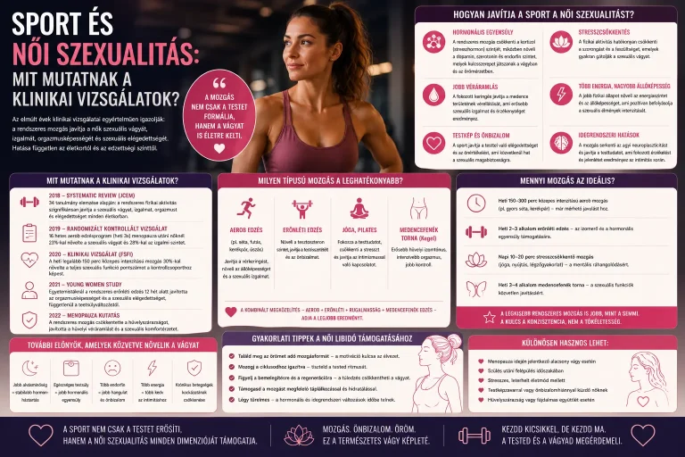 Sport és női szexualitás: mit mutatnak a klinikai vizsgálatok?