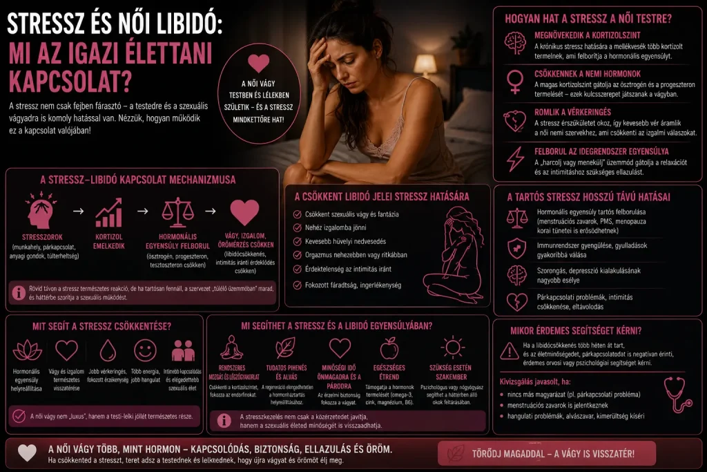 Stressz és női libidó: mi az igazi élettani kapcsolat?