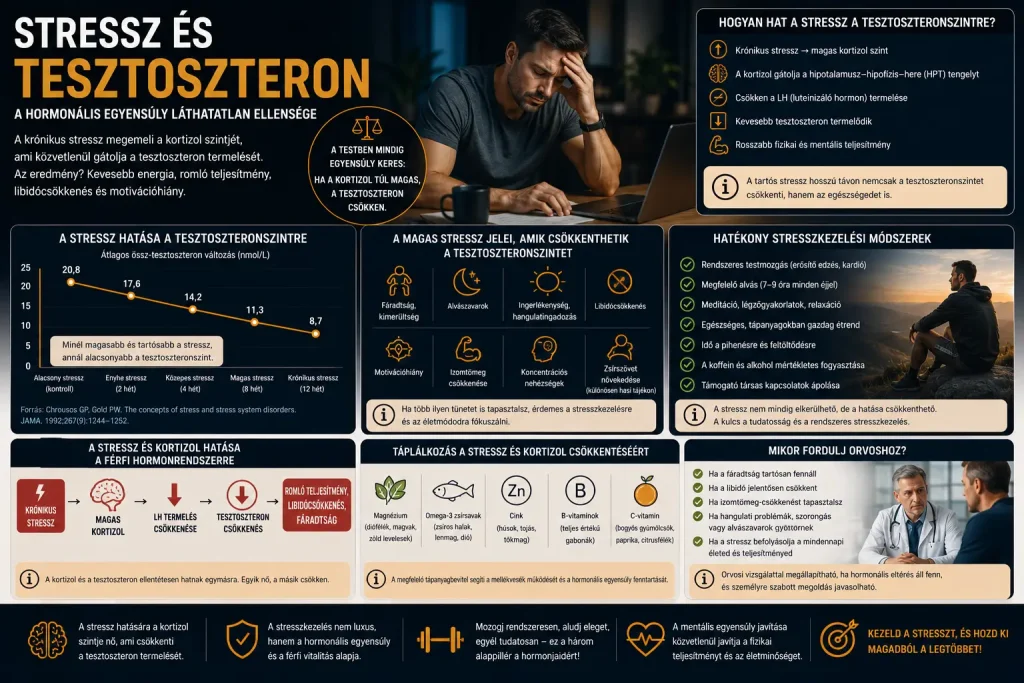 Stressz és tesztoszteron