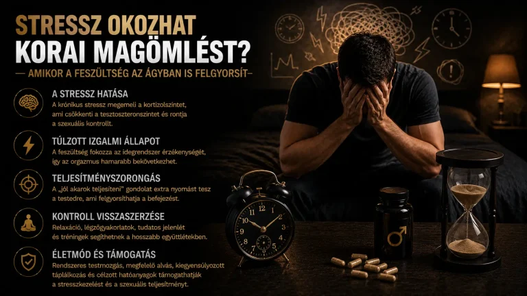 Stressz okozhat korai magömlést? – amikor a feszültség az ágyban is felgyorsít