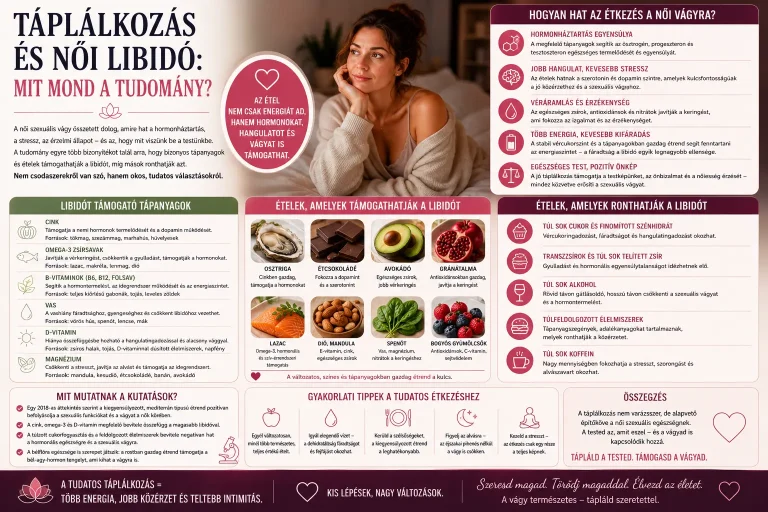 Táplálkozás és női libidó: mit mond a tudomány?