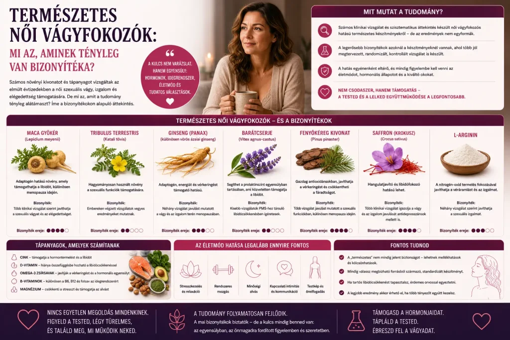 Természetes női vágyfokozók: mi az, aminek tényleg van bizonyítéka?