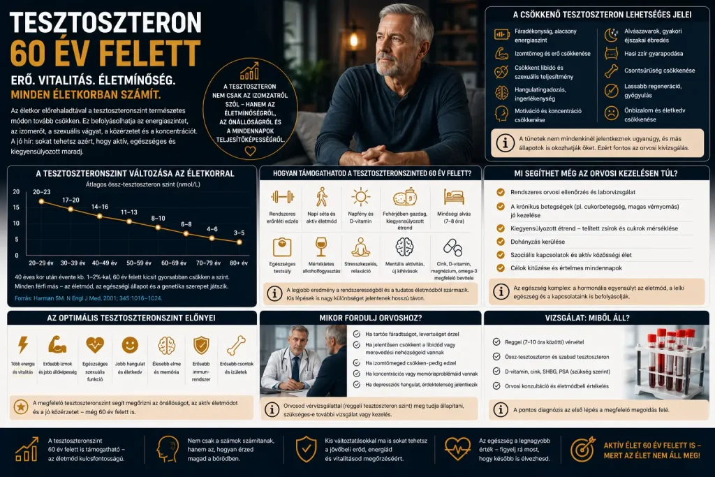 Tesztoszteron 60 év felett