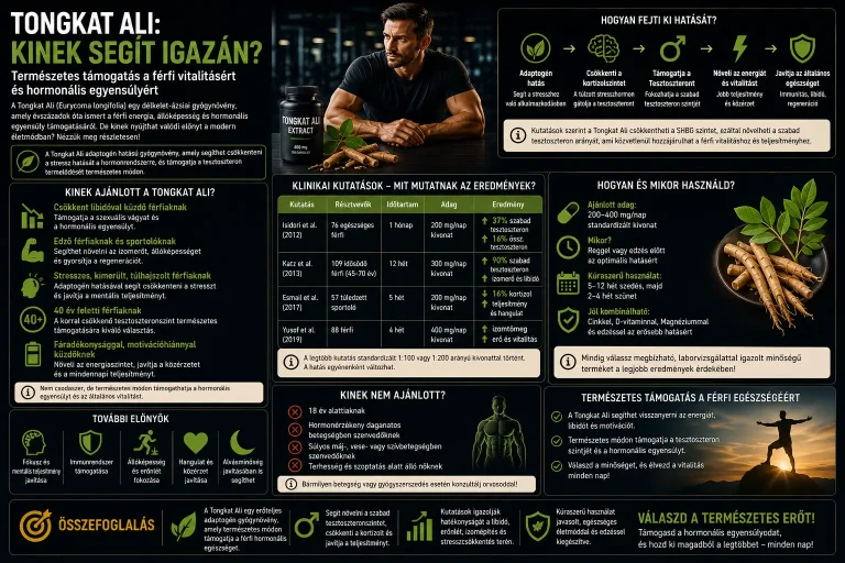 Tongkat Ali: kinek segít igazán?