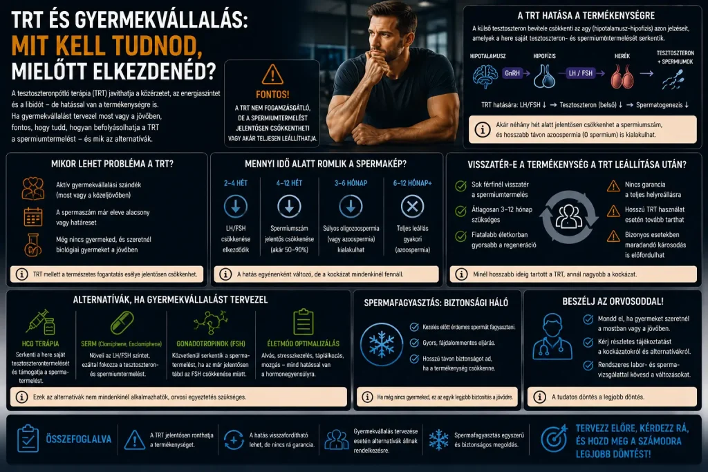 TRT és gyermekvállalás: mit kell tudnod, mielőtt elkezdenéd?
