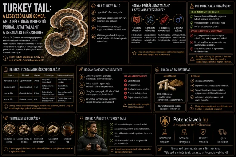 Turkey Tail: a legyezőalakú gomba, ami a bélflórán keresztül próbál "utat találni" a szexuális egészséghez
