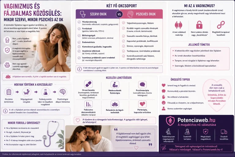 Vaginizmus és fájdalmas közösülés: mikor szervi, mikor pszichés az ok - és miért nem mindig lehet szétválasztani
