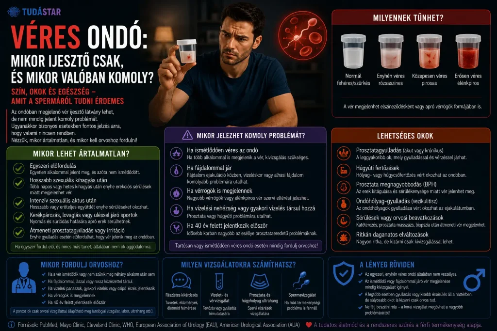Véres ondó: mikor ijesztő csak, és mikor valóban komoly?
