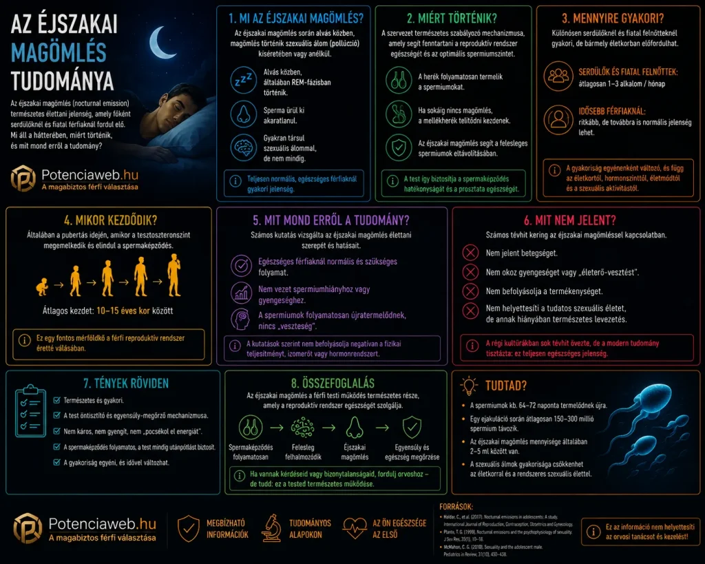 Az éjszakai magömlés tudománya