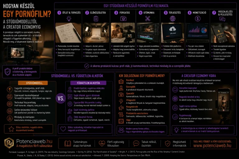 Hogyan készül egy pornófilm? A stúdiómodelltől a creator economyig
