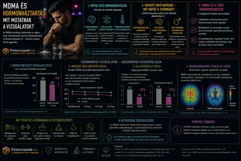 MDMA és hormonháztartás: mit mutatnak a vizsgálatok?