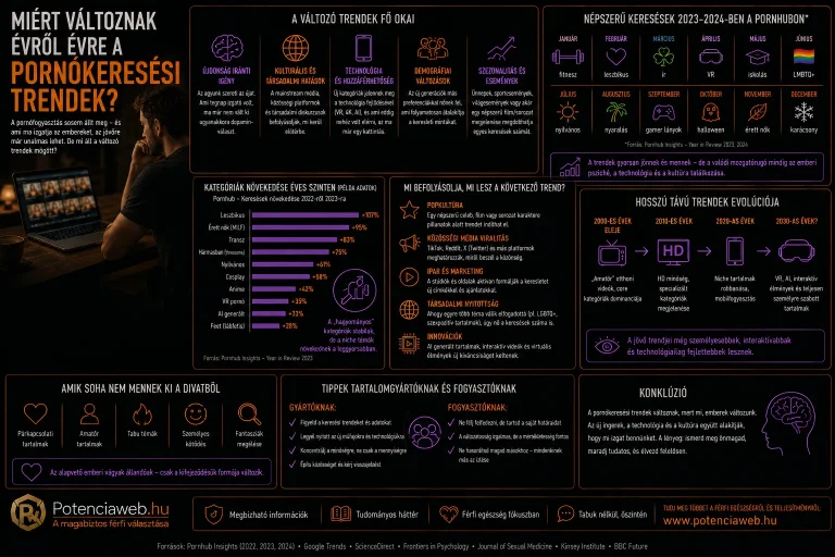 Miért változnak évről évre a pornókeresési trendek?