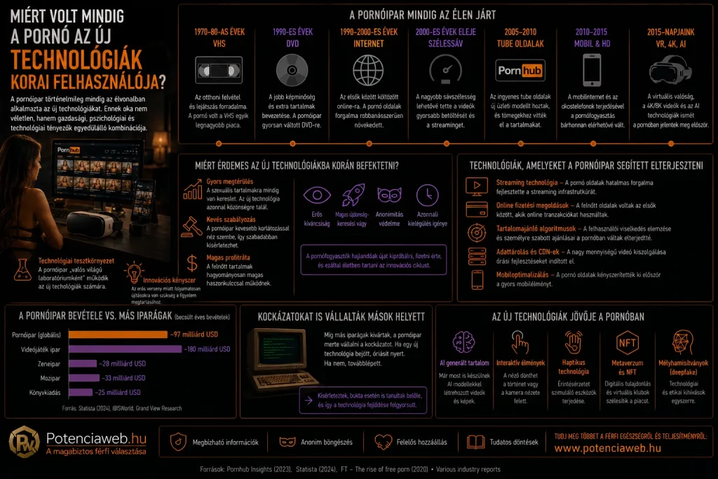 Miért volt mindig a pornó az új technológiák korai felhasználója?