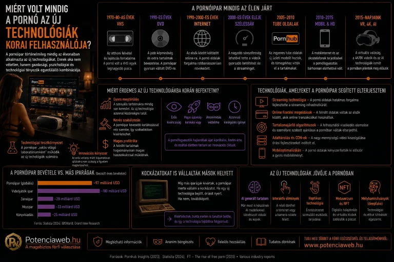 Miért volt mindig a pornó az új technológiák korai felhasználója?