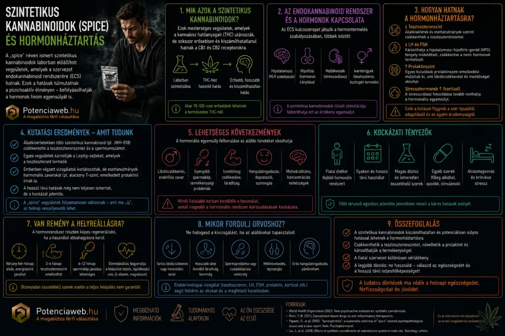 Szintetikus kannabinoidok (spice) és hormonháztartás