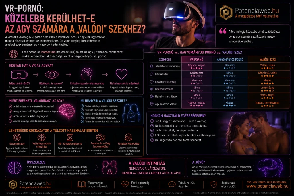 VR-pornó: közelebb kerülhet-e az agy számára a "valódi" szexhez?